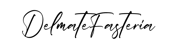 Delmate Fasteria  Frei Schriftart Herunterladen