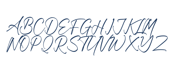 Delmate Fasteria Uppercase