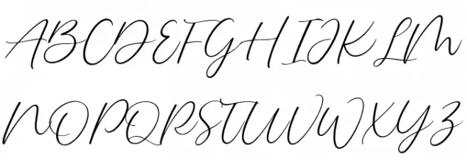Delmon Delicate Script Polices MAJUSCULES