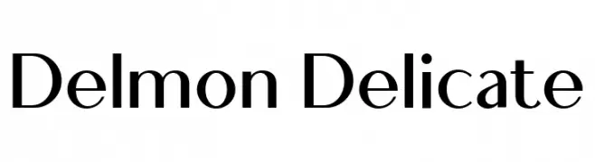 Delmon Delicate  Frei Schriftart Herunterladen