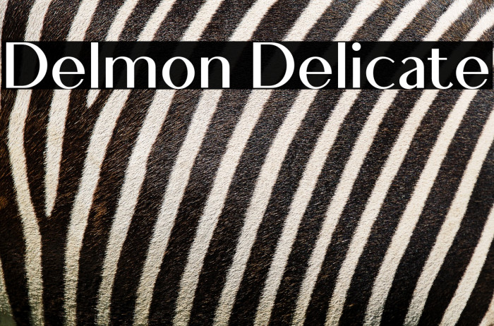 Delmon Delicate Example 1