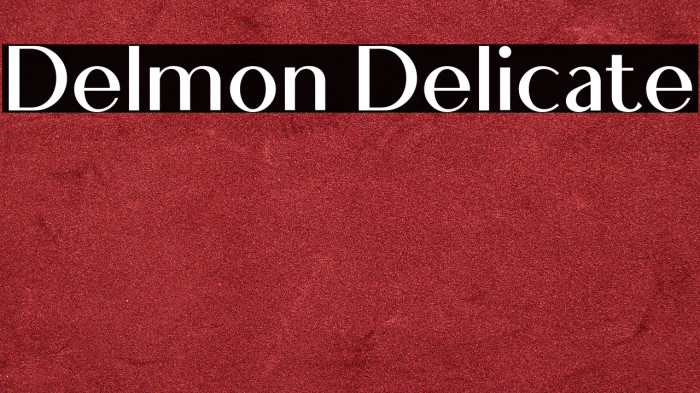 Delmon Delicate Example 3