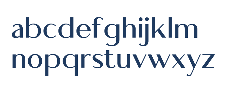 Delmon Delicate Lowercase