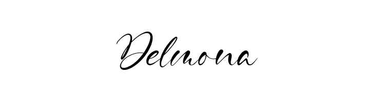Delmona  Frei Schriftart Herunterladen