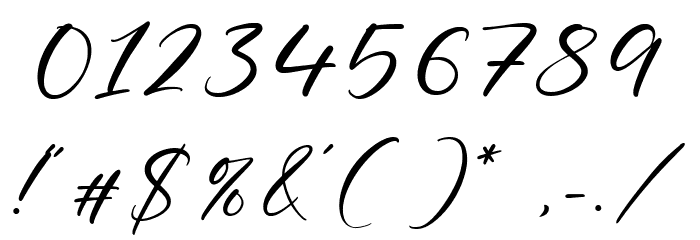 Delmona Font OTHER CHARS