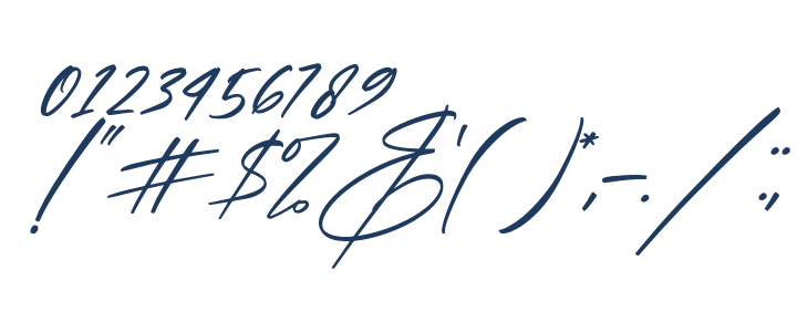 Delmonte Hunters Italic Other Characters