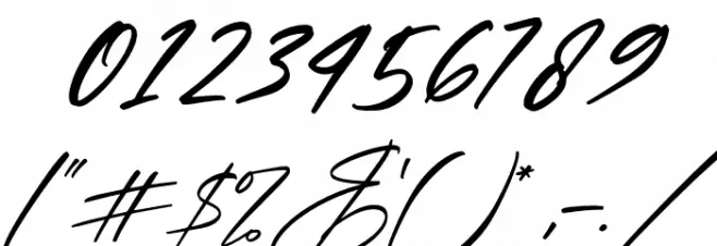 Delmonte Hunters Italic Font OTHER CHARS