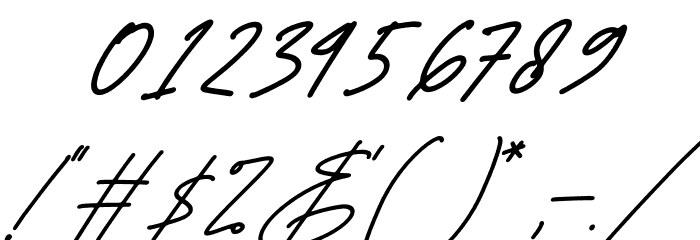 Delmonteria Fidmonte Italic Font OTHER CHARS