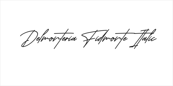 Delmonteria Fidmonte Italic Logo