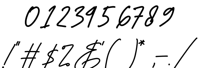 Delmonteria Fidmonte Font OTHER CHARS