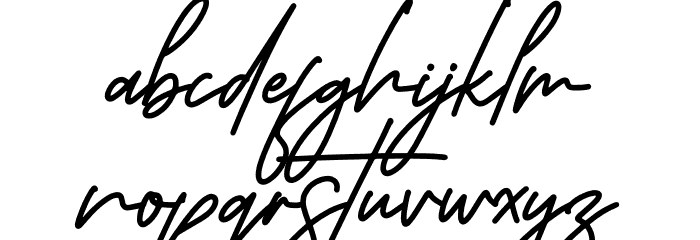 Delmonteria Fidmonte Font LOWERCASE