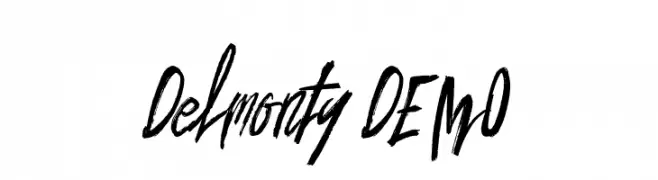 Delmonty DEMO  Frei Schriftart Herunterladen