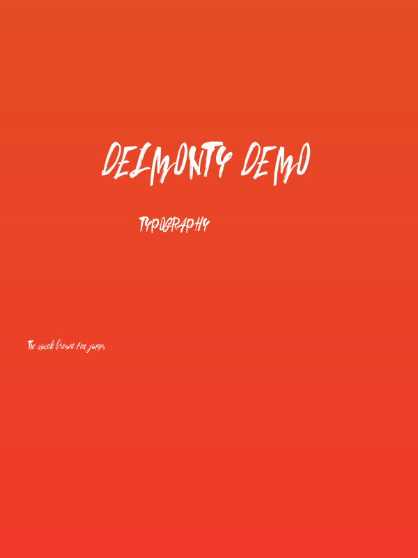 Delmonty DEMO Poster