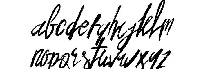 Delmonty DEMO Font LOWERCASE