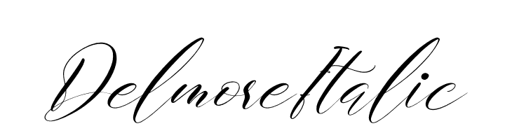 Delmore Italic  baixar fontes gratis