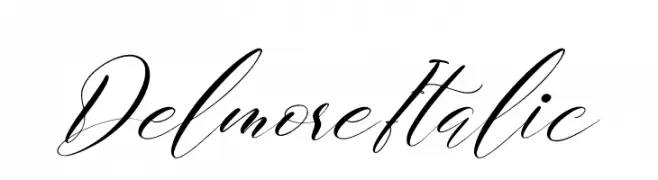Delmore Italic  baixar fontes gratis