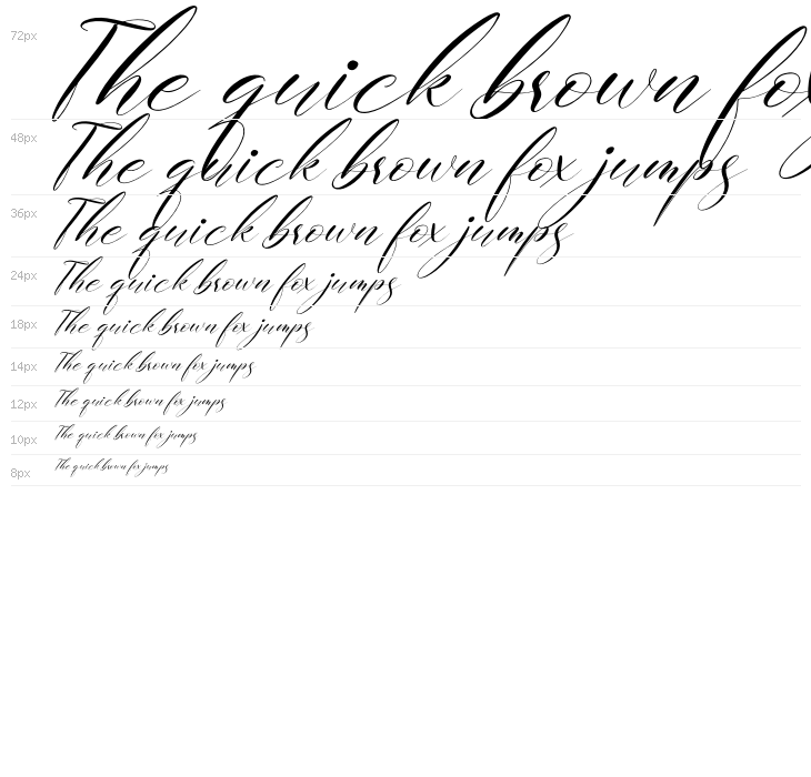 Delmore Italic Waterfall