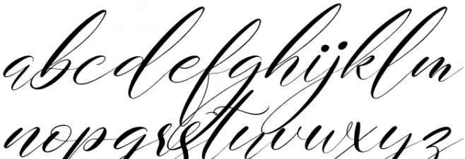 Delmore Italic 字体 小写