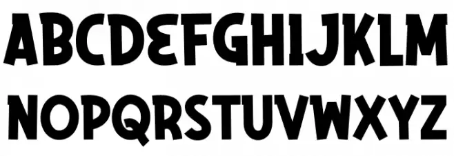 Delninoys Font UPPERCASE