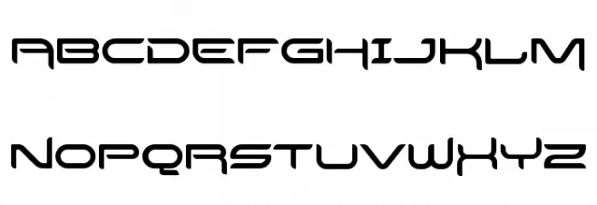 Delogs Goes Hi-Tech Schriftart Groß