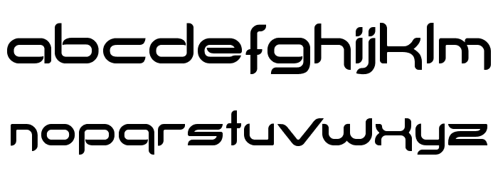 Delogs Goes Hi-Tech Font LOWERCASE