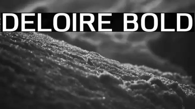 Deloire Bold Font examples