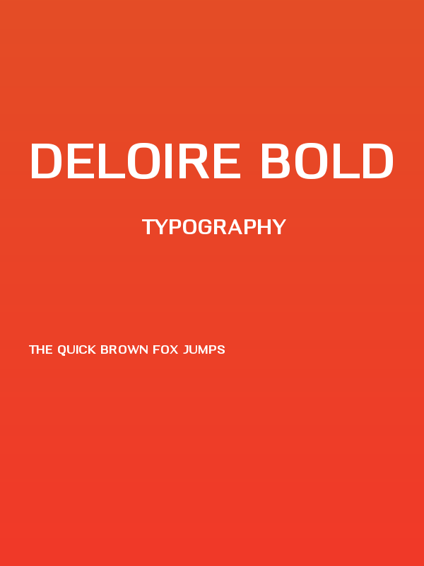 Deloire Bold Poster