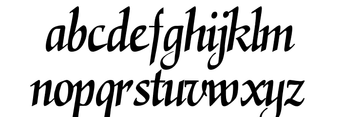 Deloise Font LOWERCASE