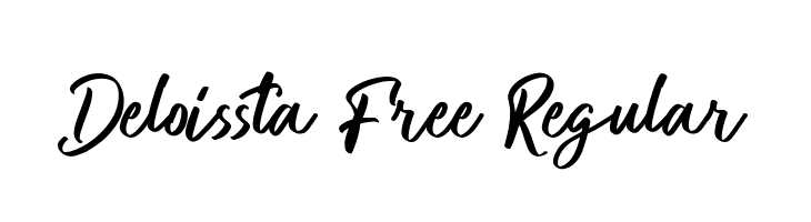 Deloissta Free Regular  免费字体下载