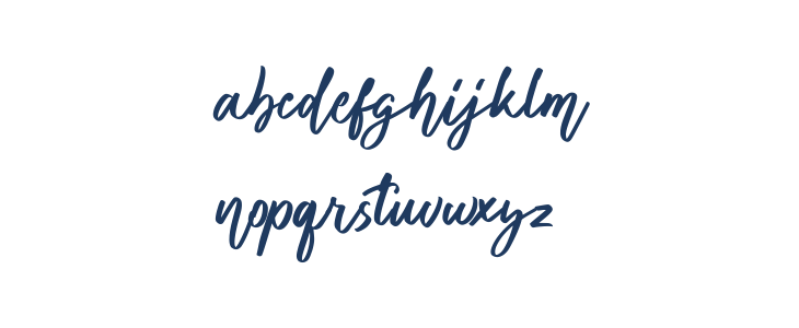 Deloissta Free Regular Lowercase