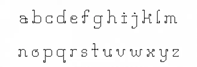 Delos Santos Regular Font LOWERCASE