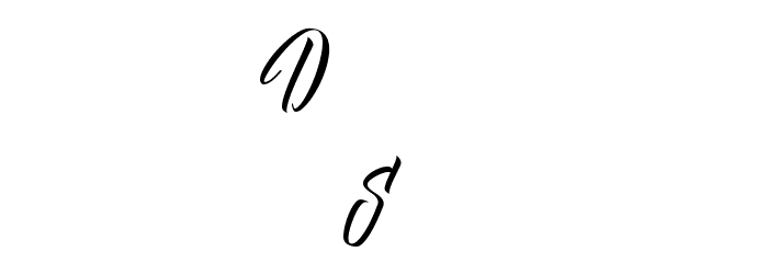 Delphin Spring DEMO Regular Font OTHER CHARS