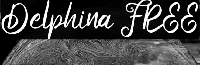 Delphina FREE Font examples