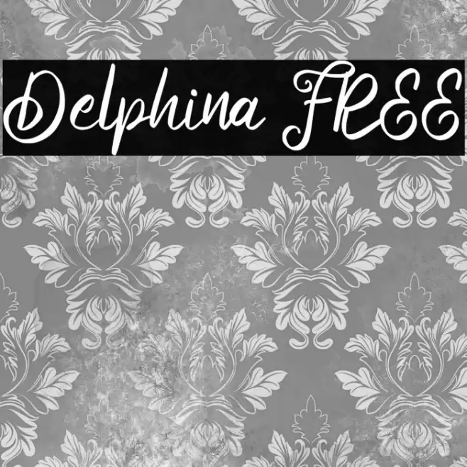 Delphina FREE Font examples