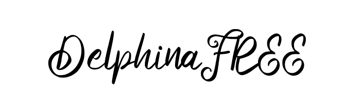 DelphinaFREE  フリーフォントのダウンロード