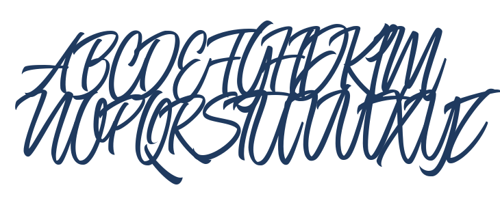 Delphine Regular Uppercase