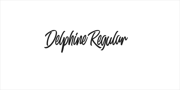 Delphine Regular Logo