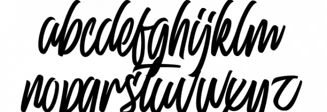 Delphine Regular Fonte MINÚSCULAS