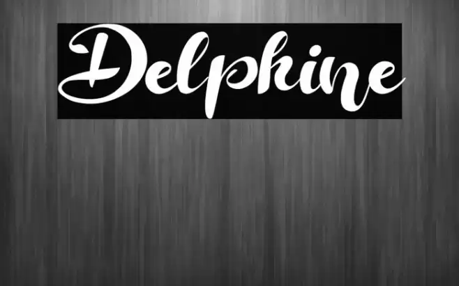 Delphine Font examples