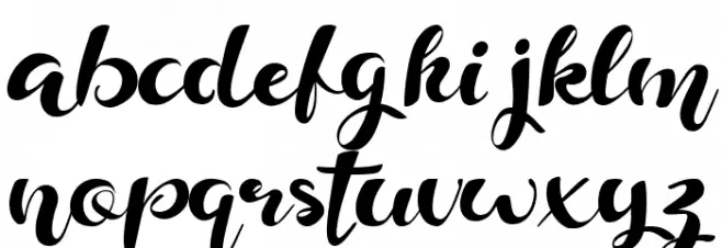 Delphine फ़ॉन्ट लोअरकेस