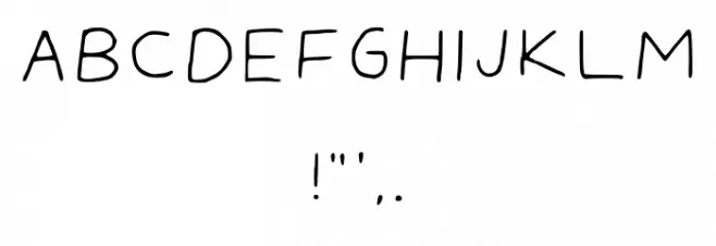 Delphines Handwriting Regular Font OTHER CHARS
