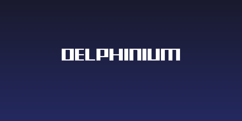 Delphinium Social Header
