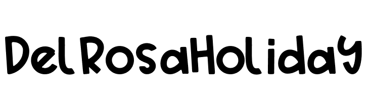 Delrosa Holiday  Descarca Fonturi Gratis