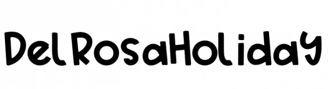Delrosa Holiday  baixar fontes gratis