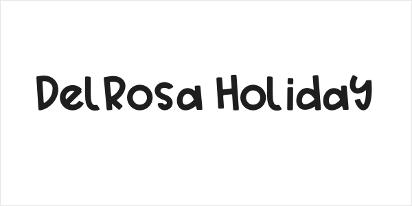 Delrosa Holiday Logo
