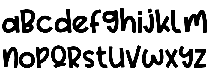 Delrosa Holiday Font LOWERCASE