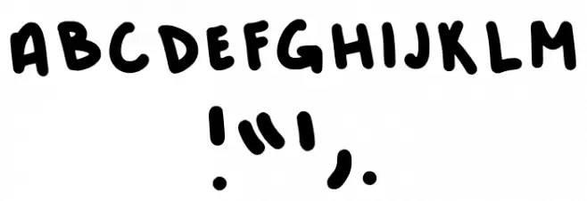 Dels First Font Regular Caratteri ALTRI CARATTERI