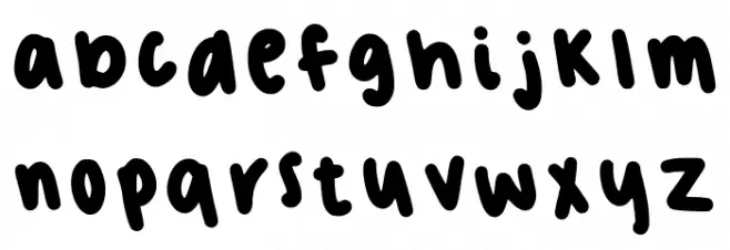 Dels First Font Regular Caratteri MINUSCOLO