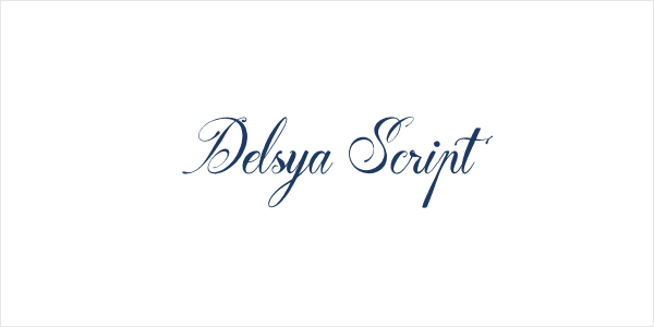 Delsya Script Logo