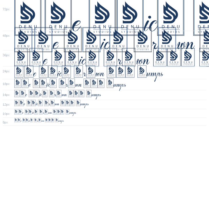 Delsya Script Waterfall